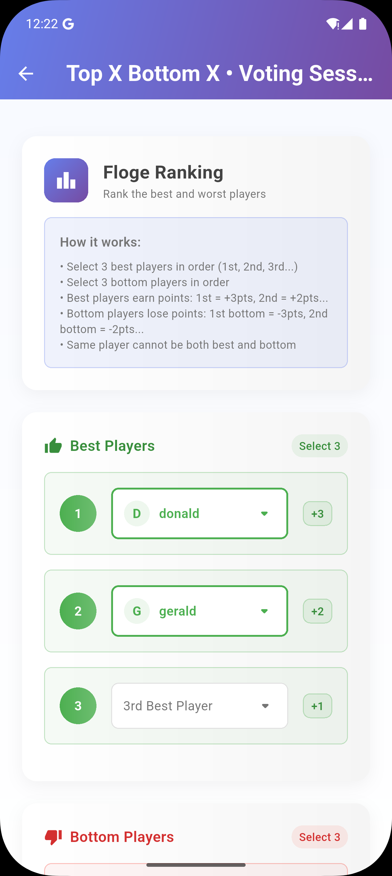 MVP App Screenshot